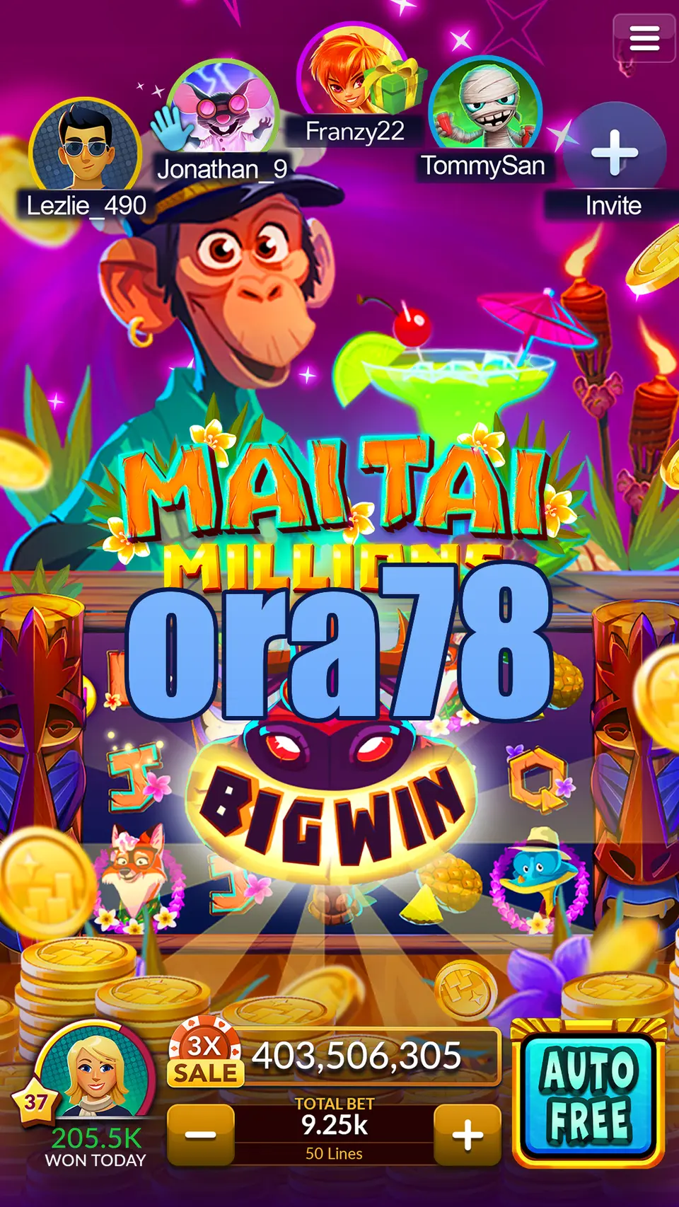 ora78 Masuk